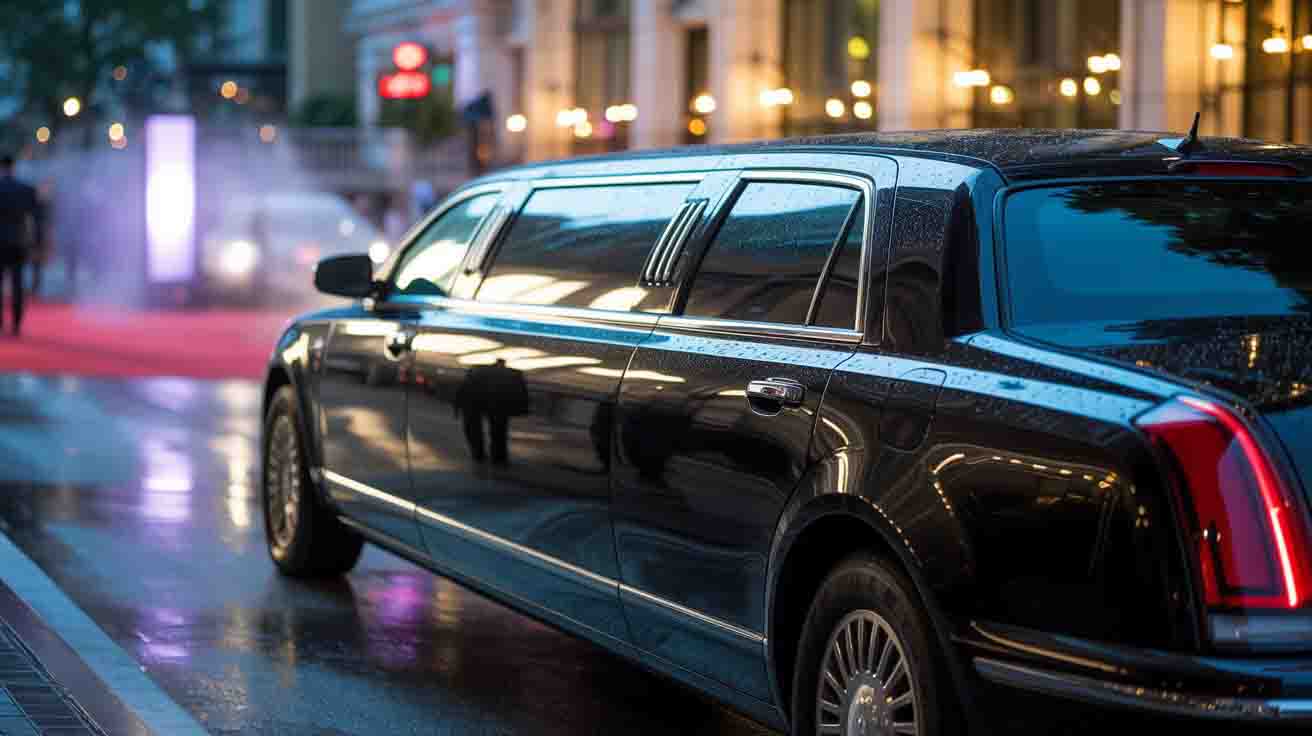Limousine haut de gamme soirée